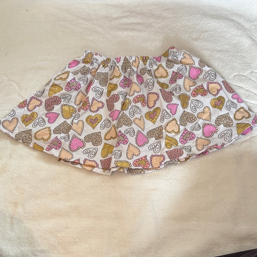 Source Unknown Multicolor Heart Skirt